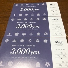 鶴雅グループ 共通利用券9,000円分