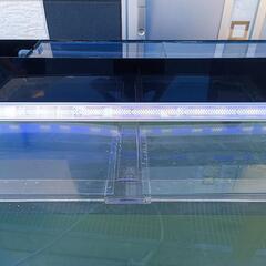  【取引中】大型水槽(横1,200×奥600×縦450)　フルセット　アロワナ　アクアリウム

