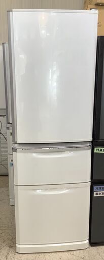 MITSUBISHI/三菱 3ドア冷蔵庫 370L 自動製氷機能付き MR-C37Y-W 2015年製【ユーズドユーズ名古屋天白店】 J1893