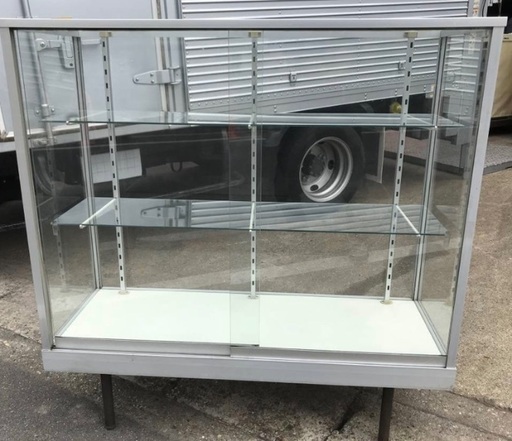昭和アルミ　透明ガラス製ショーケース ゼガロ 平ケース 日本アルミ ショーケース 【通販モノタロウ】
