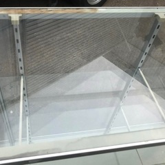 アルミ製 ガラスショーケース 前開き