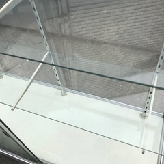 アルミ製 ガラスショーケース 前開き
