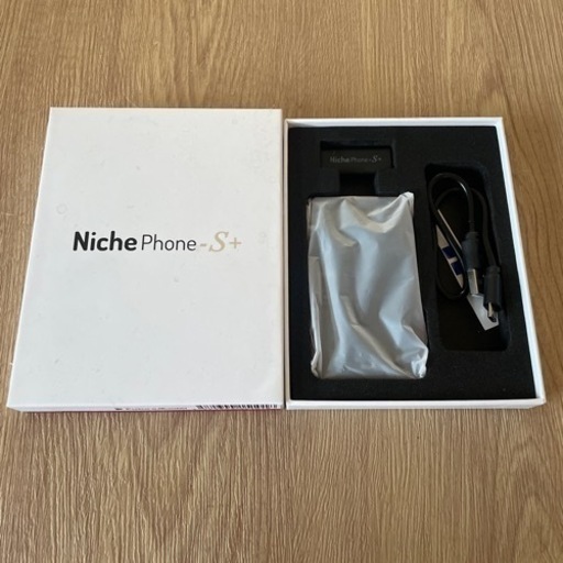 Niche Phone-S+ RED 限定色 開封済み 未使用品 動作確認済み ニッチフォン ガラケー シンプル 携帯 だけ