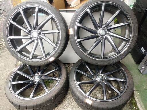 J STYLE CORPORATION 20×8.5J off43⭐245/35R20 16年製⭐4本⭐5