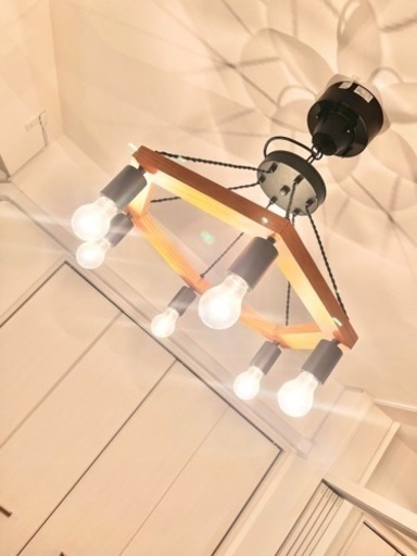 その他 unico wood work light ceiling by 6 bulb