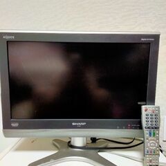 SHARP　AQUOS　テレビ　リモコン