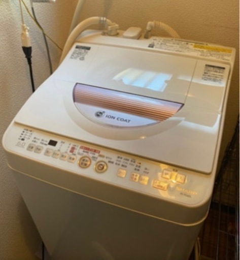洗濯機(乾燥機付き6.0L大容量)