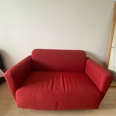 【美品】赤いソファー