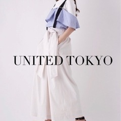 UNITED TOKYO ウォッシャブル リボンタイワイドパンツ
