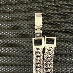 シルバー925 12面トリプルカット 喜平ネックレス 60cm