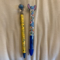 スティッチのシャーペンと2色ボールペン