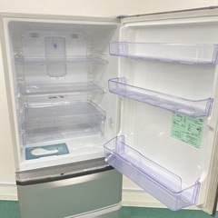 送料込み＊三菱 2011年製 335L＊自動製氷＊3ドア冷蔵庫＊ MITSUBISHI(三菱)の370L 3ドア冷蔵庫 2011年製「MR-C37ES
