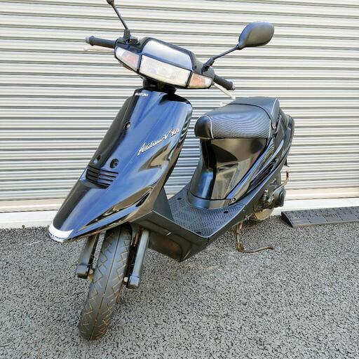 2098.ハイパワー前期♪ アドレスv100 バッテリー、シート、ミラー新品