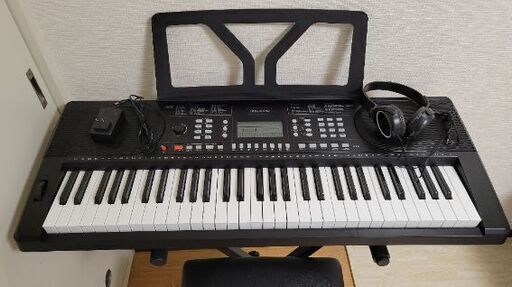 電子キーボード サクラ楽器 椅子+譜面台+ヘッドフォン付き