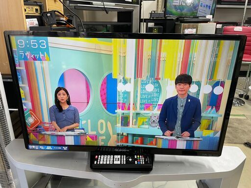 液晶テレビ　No.2719　32V型　DXブロードテック　2016年製　リモコン付き　LVW326T　【リサイクルショップどりーむ荒田店】