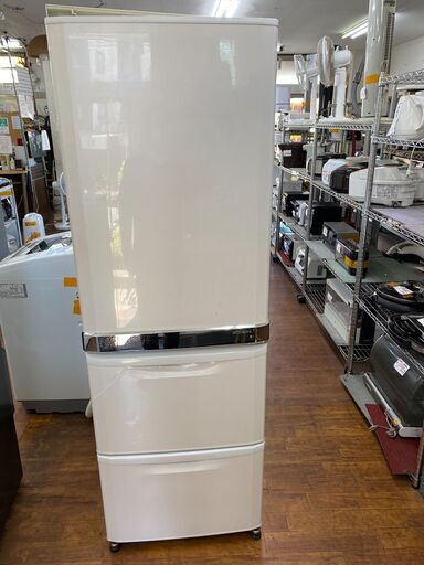 【リサイクルショップどりーむ天保山店】●3177●　冷蔵庫　三菱　370L　MR-CU37NF-W　※製氷はできません。