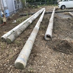 電柱(コンクリート)まとめて3万円！値段交渉してください。