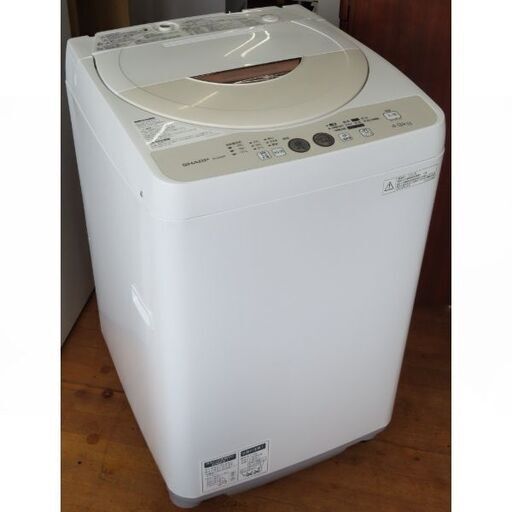 【在庫一掃】 ES-GE45P 洗濯機 ♪SHARP/シャープ 4.5kg 洗濯槽外し清掃済♪ 2015年製 洗濯機