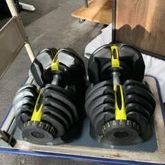 ★MRG 正規品 可変式 ダンベル 40kgX2個セット
目立つ傷、汚れもなくいい状態です  2個で50000円位で購入  【店頭販売のみ】
