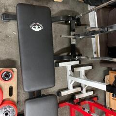 ★トレーニング  ホームジム ベンチプレスセット(ファイティングロード)トレーニングベンチ(マッスルプロジェクト)スクワットラックセーフティー💳自社配送時🌟代引き可💳※現金、クレジット、スマホ決済対応※   