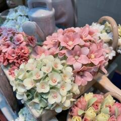 美品 リヤドロ LLADR\'O 『公園通りの花屋さん』 台座付き