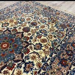 【全国発送可能！】100万円で購入！高級ぺルシャ絨毯 イスファハン 手織り ウール ラグ