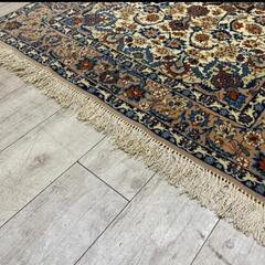 【全国発送可能！】100万円で購入！高級ぺルシャ絨毯 イスファハン 手織り ウール ラグ