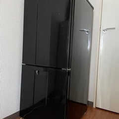 ハイアール　冷蔵庫(黒)138リットル　※エレベーター無し4階か...