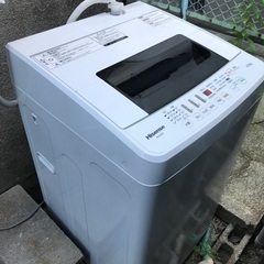 洗濯機4.5キロ2019年製無料で譲ります。まだまだ使えます