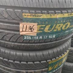 NO1136.1045「ダンロップ」235/45/17 4本セット!!チェック済み未使用年式落ち　激安タイヤ売り切り！
