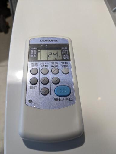 コロナ 窓用エアコン ウィンドエアコン CWH-A1817 2017年製 リモコン