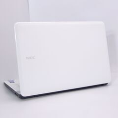 新品SSD Wi-Fi有 NEC ノートパソコン PC-LS550F26W ホワイト 中古良品
