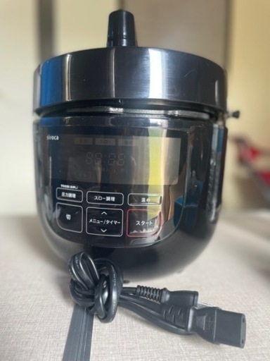 siroca 4L電気圧力鍋 SP-4D171(K) ブラック 値下げしました！siroca 電気圧力鍋 SP-4D171