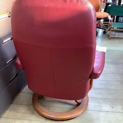 トレファク花小金井店】Ekornes/ストレスレスチェア/レッド/使用感有 