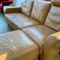 【トレファク花小金井店】大塚家具（IDC）/レザーカウチソファ/セーラ/レザー/中古家具/使用感有/武蔵野市/小平市/小金井市/国分寺市/杉並区/買取/販売