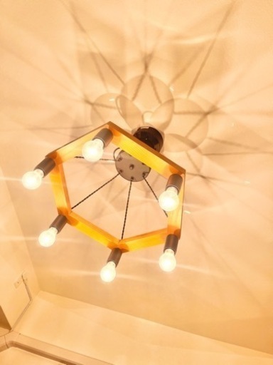 unico wood work light ceiling by 6bulb②