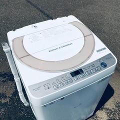 ♦️EJ1307番SHARP全自動電気洗濯機 【2018年…