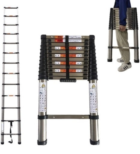 伸縮はしご3.8m