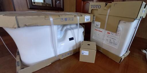 今月で終了【新品・未使用】トイレ☆ TOTO便器・タンクセット