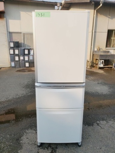 1331番 三菱✨ノンフロン冷凍冷蔵庫✨MR-C34X-W‼️