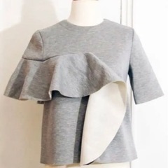 MARNI ネオプレン ラッフル ブラウス ボンディング マルニ