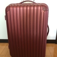 『決まりました』スーツケース