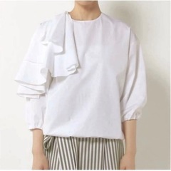 ドゥロワー ブラウス フリル 38