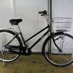 C37☆限定特価☆ 中古自転車 【26インチ 軽快車ブラック 3段 LEDオート