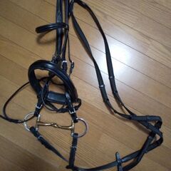 馬具　頭絡+ハミ+手綱セット