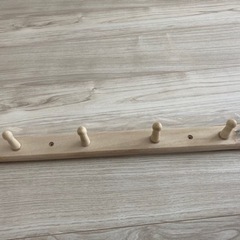 【処分予定】DAISO 木製4連ハンガー