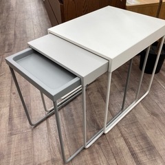 IKEA サイドテーブル ネストテーブル3点セット グランボダ ...