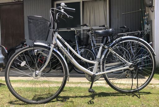 GOROM absto27インチ LEDオートライト6段変速 フロントノーパンクタイヤ