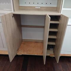 値下げしました！★展示品の食器棚 ゴミ箱収納出来ます！ 幅約90cm  定価22990円💳自社配送時🌟代引き可💳※現金、クレジット、スマホ決済対応※  