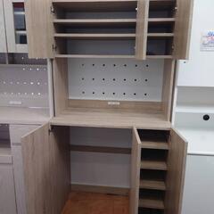 値下げしました！★展示品の食器棚 ゴミ箱収納出来ます！ 幅約90cm  定価22990円💳自社配送時🌟代引き可💳※現金、クレジット、スマホ決済対応※  